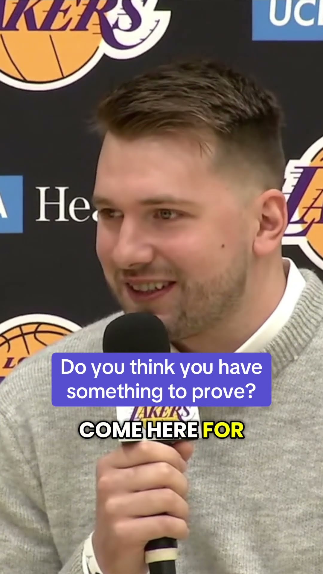 Luka has something to prove ?