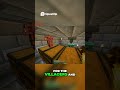 Simple Village Farm Carrots, Wheat, and Bread Automation #minecraft #minecraftshorts #gaming