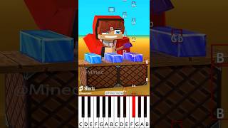 Gugu Gaga, JJ, 67, JJ Sister Play Music Cocomelon intro #hytale(@MinecToons) - Octave Piano Tutorial