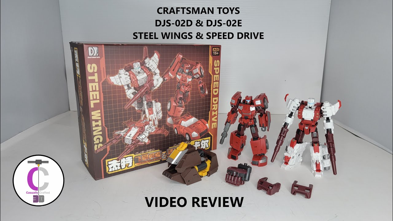 Обзор TF от стороннего производителя: CRAFTSMAN TOYS DJS-02D&E «STEEL WINGS & SPEED DRIVE» (Straf...