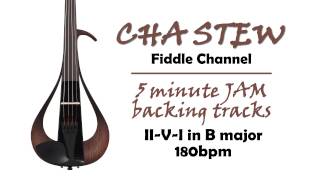 2-5-1 (II-V-I) B major 180bpm :: FIVE MINUTE JAM Gypsy Jazz Backing Track