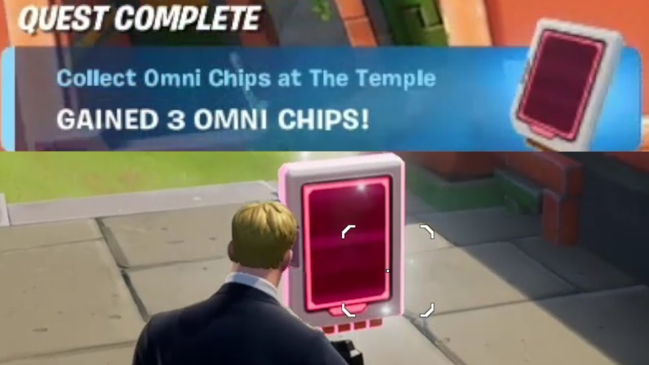 All WEEK 2 Omni Chips Locations - Fortnite