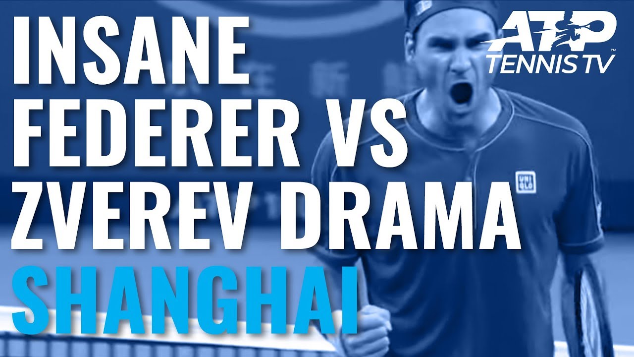 UNBELIEVABLE Drama in Federer vs Zverev Second Set! | Shanghai 2019 Quarter-Final