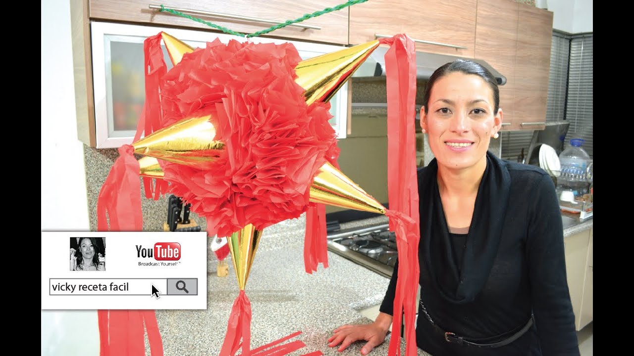 Cómo hacer una PIÑATA | fácil y rápido | VICKY RECETA FACIL