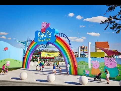 Peppa Pig Tales 🐷 Peppa Pig's Colourful Water Park Slide Race 🐷 BRAND NEW Peppa  Pig Episodes 