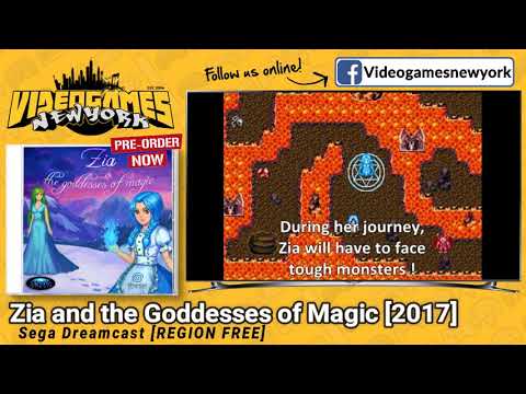 Zia and the Goddess of Magic Sega Dreamcast 2017 [Independent Video Game]