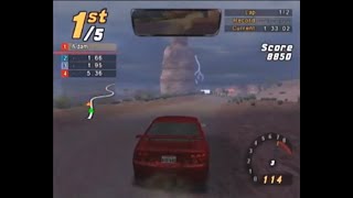 Need For Speed Hot Pursuit 2 - Walkthrough: Championship Event #12
For our next championship event we get our first taste of some of the faster cars in the game. Its a US vs UK showdown at Desert Heat. Another one of those long, annoying race knockout series where the last place finisher in each race is eliminated. Each race is 2 laps and theres 4 of them total. You get to choose between the UKs Aston Martin V12 Vanquish or the USs Ford Mustang SVT Cobra R. Bit of advice here, choose the Aston Martin, Itll make things a lot easier. Of course I had to opt for the cooler looking Mustang and the Vanquish kept threatening to leave me in the dust if I didn’t drive so aggressively to keep them behind me. Winning the event unlocks events 18 and 19. Need For Speed Hot Pursuit 2 - Walkthrough: Championship Event #12