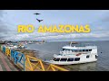 هكذا كانت رحتلي لمدة يومين على متن سفينة في نهر الآمازون الخط الذي يستعمله المسافرين بكثرة 