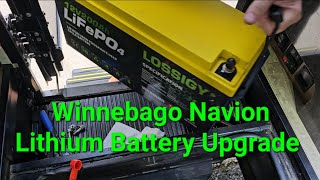 Winnebago Navion 200ah Lithium Battery Upgrade 