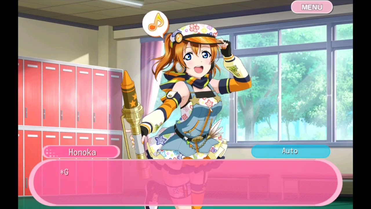 1352 Kousaka Honoka's Crayon card side story - Love Live SIF - YouTube