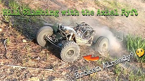 Axial Ryft 2nd Run, Front Differential Problems Already