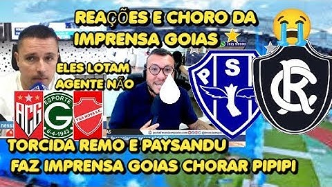 TORCIDA DE PAYSANDU E REMO ASSUSTAM IMPRENSA DE GOIAS - ELES LOTAM #remo #paysandu