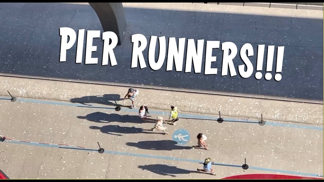 PIER RUNNERS in Will The Cruise Ship Wait for You? YouTube