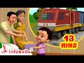 Vache Vache Railu Bandi – Train Song | Telugu Rhymes for Children | Infobells