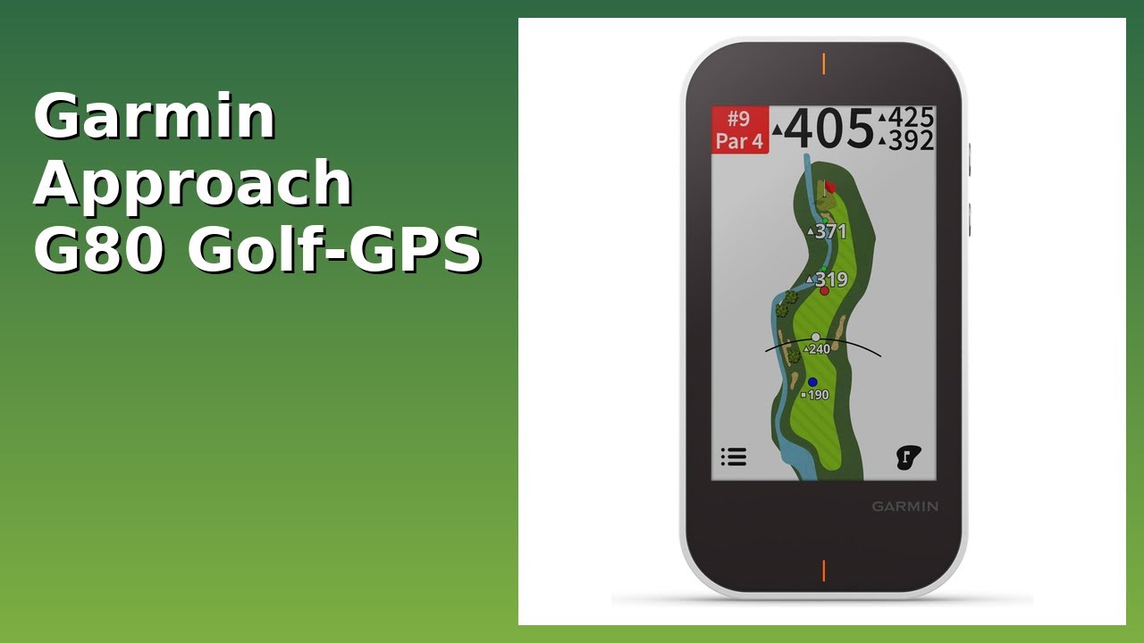BEWERTUNG (2025): Garmin Approach G80 Golf-GPS. WESENTLICHE Einzelheiten