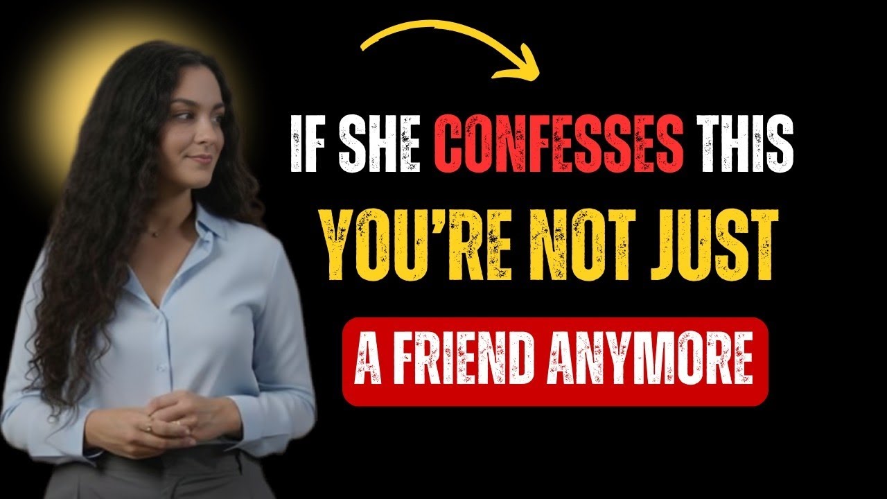 If She Confesses THIS… You’re NOT Just a Friend Anymore | Female Psychology