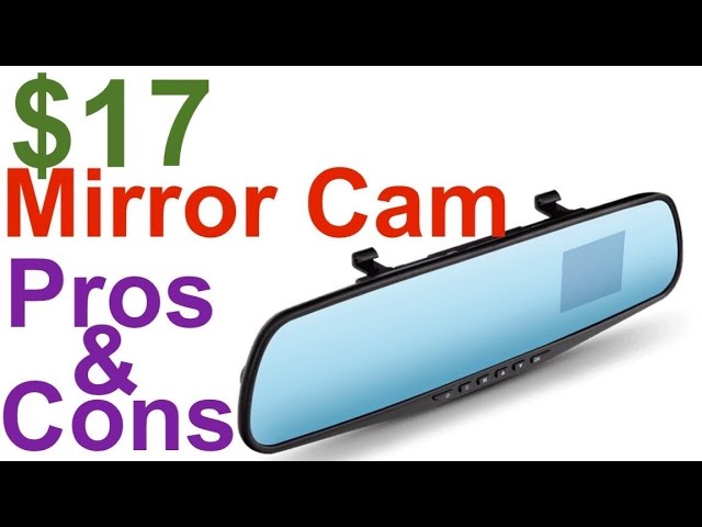 YADA 720P Mirror Roadcam, Add-on Rear View Mirror & HD Dash Cam 2-in-1,  2.4 LCD Monitor