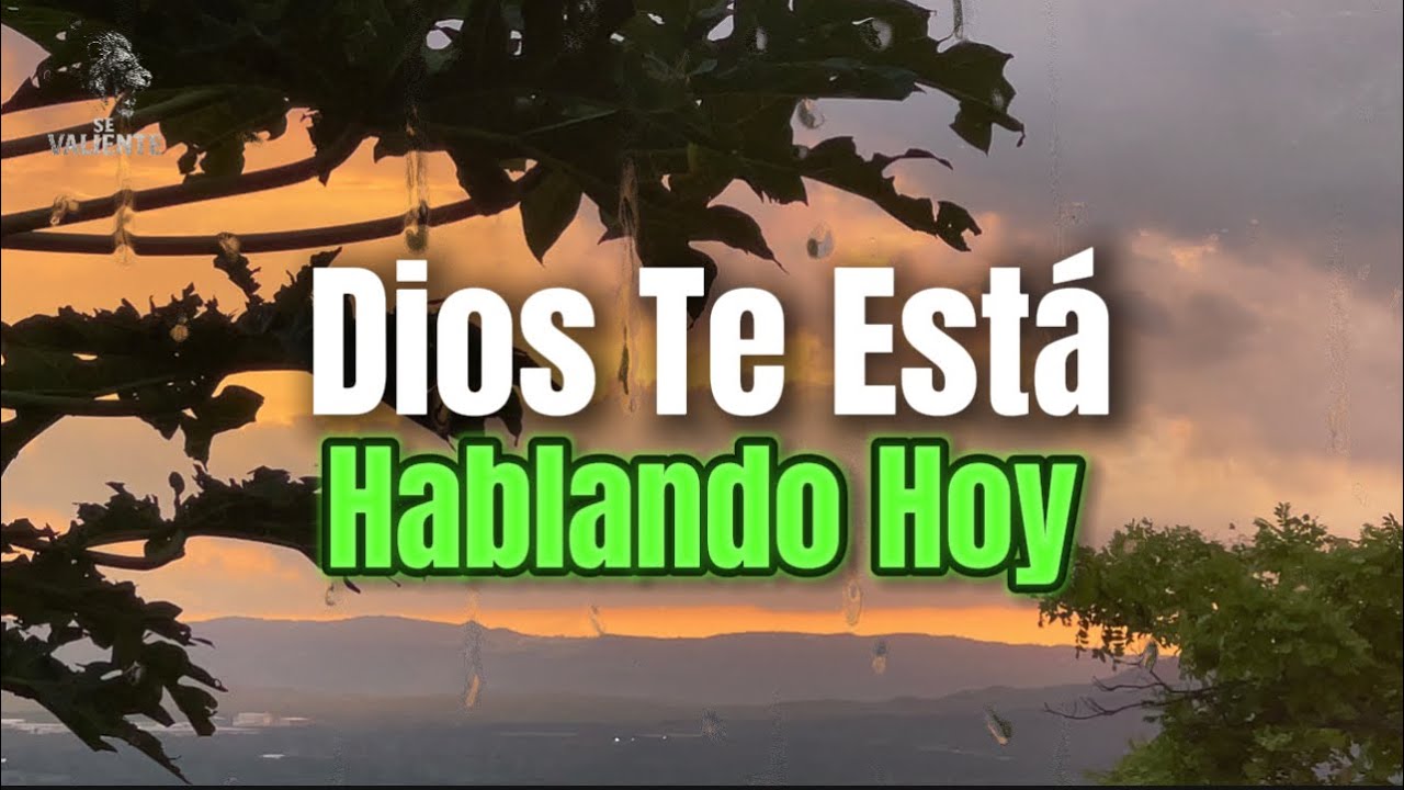 Dios te está hablando hoy No ignores este mensaje de Dios - YouTube