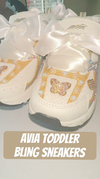Wanna learn how to Avia Toddler Bling Sneakers? #avia #bling #blingsneakers #fyp #shorts #sneakers