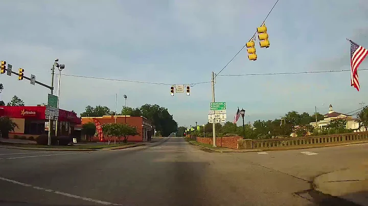 Driving through St. Matthews, South Carolina