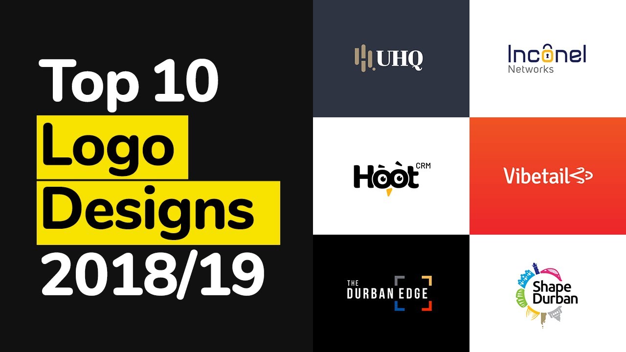 Top 10 Logo Designs Compilation (2018 - 2019) - Youtube