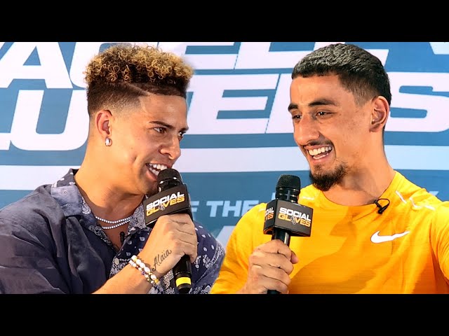 AUSTIN MCBROOM VS ANESONGIB - HEATED BACK & FORTH FINAL PRESS CONFERENCE & INTENSE FACE OFF VIDEO