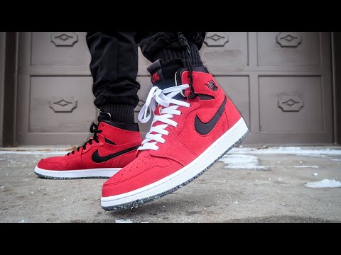 all red suede jordan 1