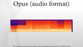 Opus (audio format)