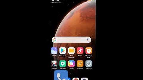 Xiaomi MIUI 12 Incoming Call