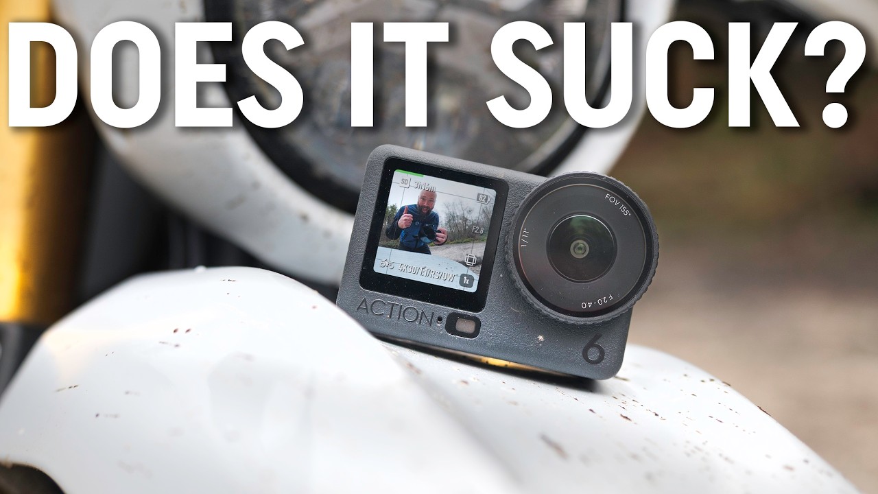 Обзор DJI Osmo Action 6 для мотоблогинга/байкеров + сравнение с GoPro