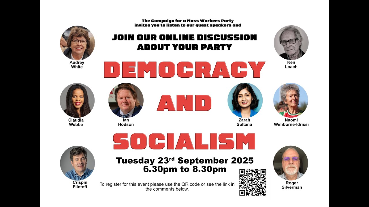 CMWP Socialism & Democracy: Ian Hodson, President  BFAWU (Pers Cap)