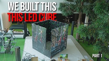 We Built a 16m² LED Cube Screen – From Unboxing to Aliveness! Part 1