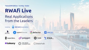 RWAfi Live - Token2049 Edition - Hosted by ERC3643 Association