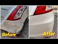 Swifts bumper denting  painting complete process  pearl mettalic arctic white brotomotiv