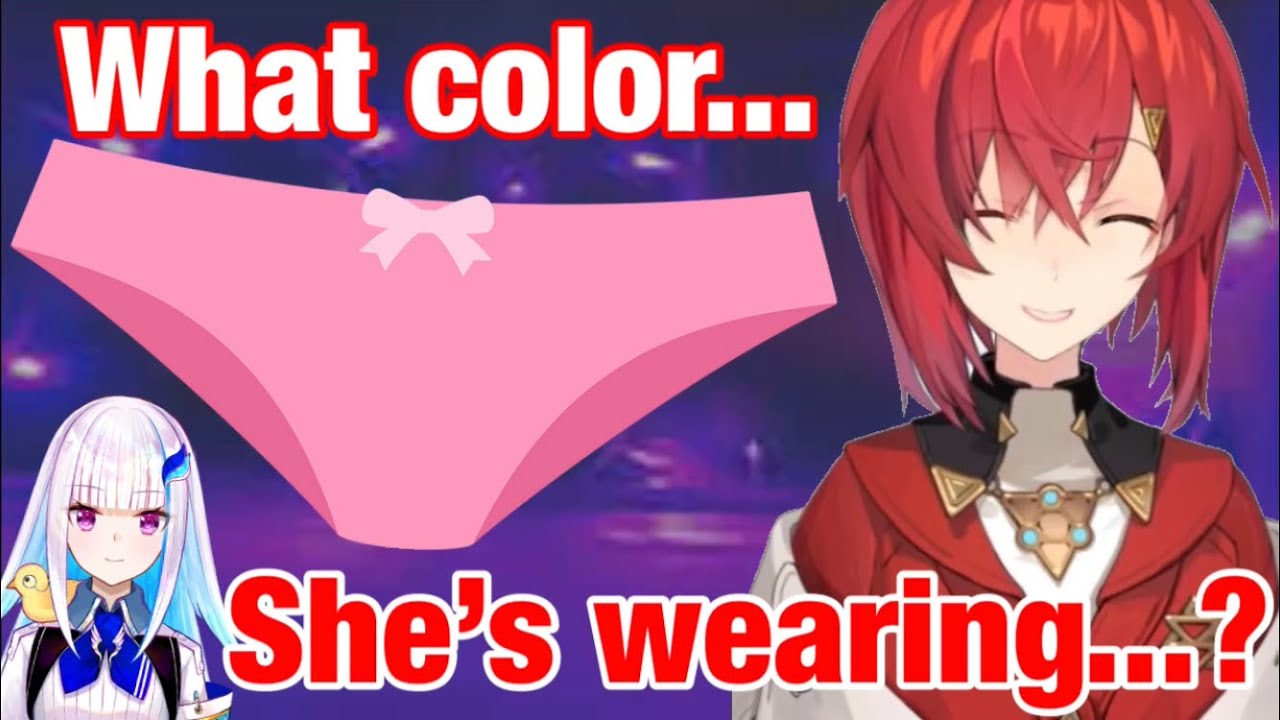 Lize accidentally reveals Ange’s pantie color 【Ange Katrina/Lize Helesta】