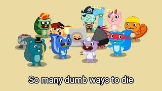 Dumb Ways to Die (Happy Tree Friends Version) (KARAOKE)