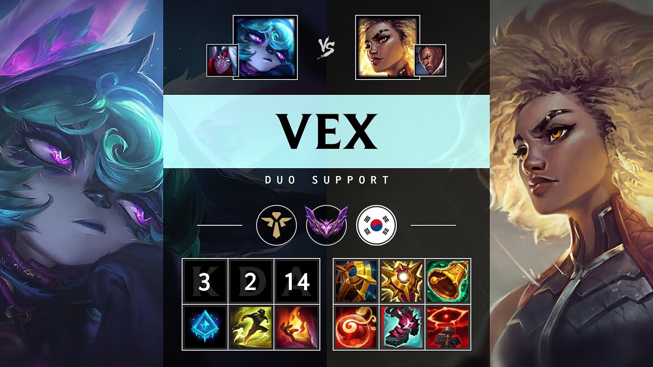 Vex Support vs Rell - KR Master Patch 25.08