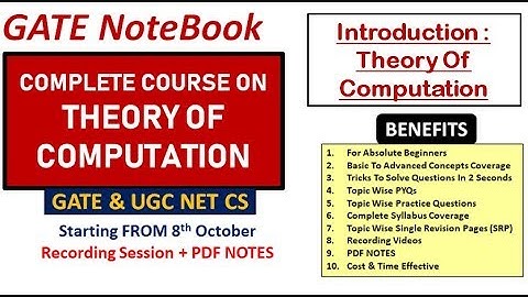 Introduction To Theory Of Computation (Contact @ 8368017658)