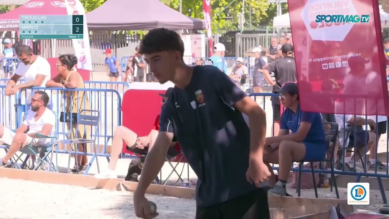 Miniature : Pétanque : Marco / Trouillas (Mondial Jeunes Romans 2026)
