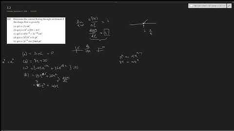 1-2 Determine the current flowing through an element if the charge flow is given by...
