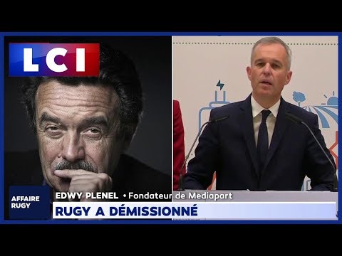 Démission de François de Rugy : la réaction d'Edwy Plenel sur LCI
