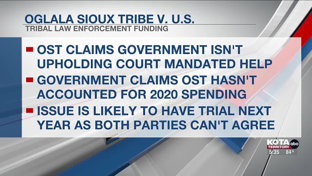 Oglala Sioux Tribe, U.S. Government plan to go to trial over tribal law ...