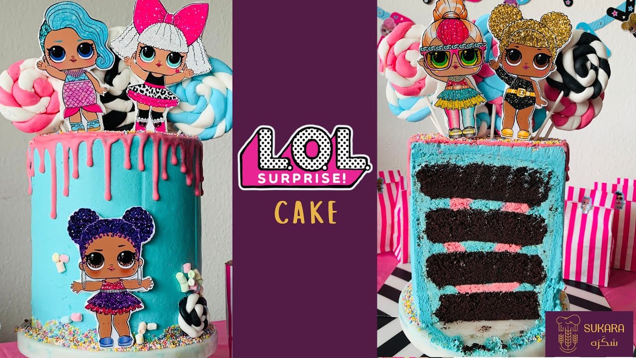 how to make the lol birthday cake dress LOL Surprise Mix & Make Birthday Cake Collectible Tots Doll, DIY Dress,  Cake Making, Decorating, Glitter Sprinkles, Girls Gift Age 3+