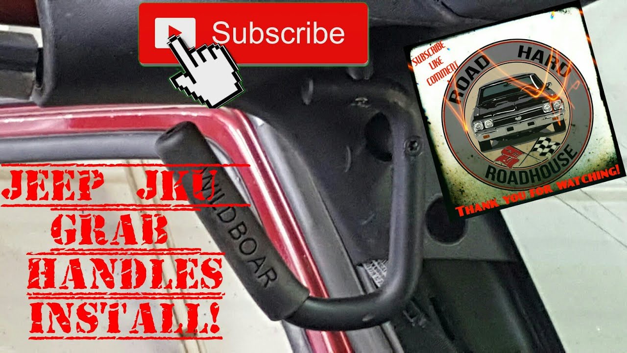 WILD BOAR GRAB HANDLES JEEP JKU INSTALLATION, JEEP GRAB HANDLES YouTube