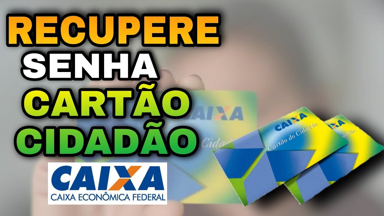 COMO RECUPERAR A SENHA DO CARTÃO CIDADÃO FÁCIL - YouTube