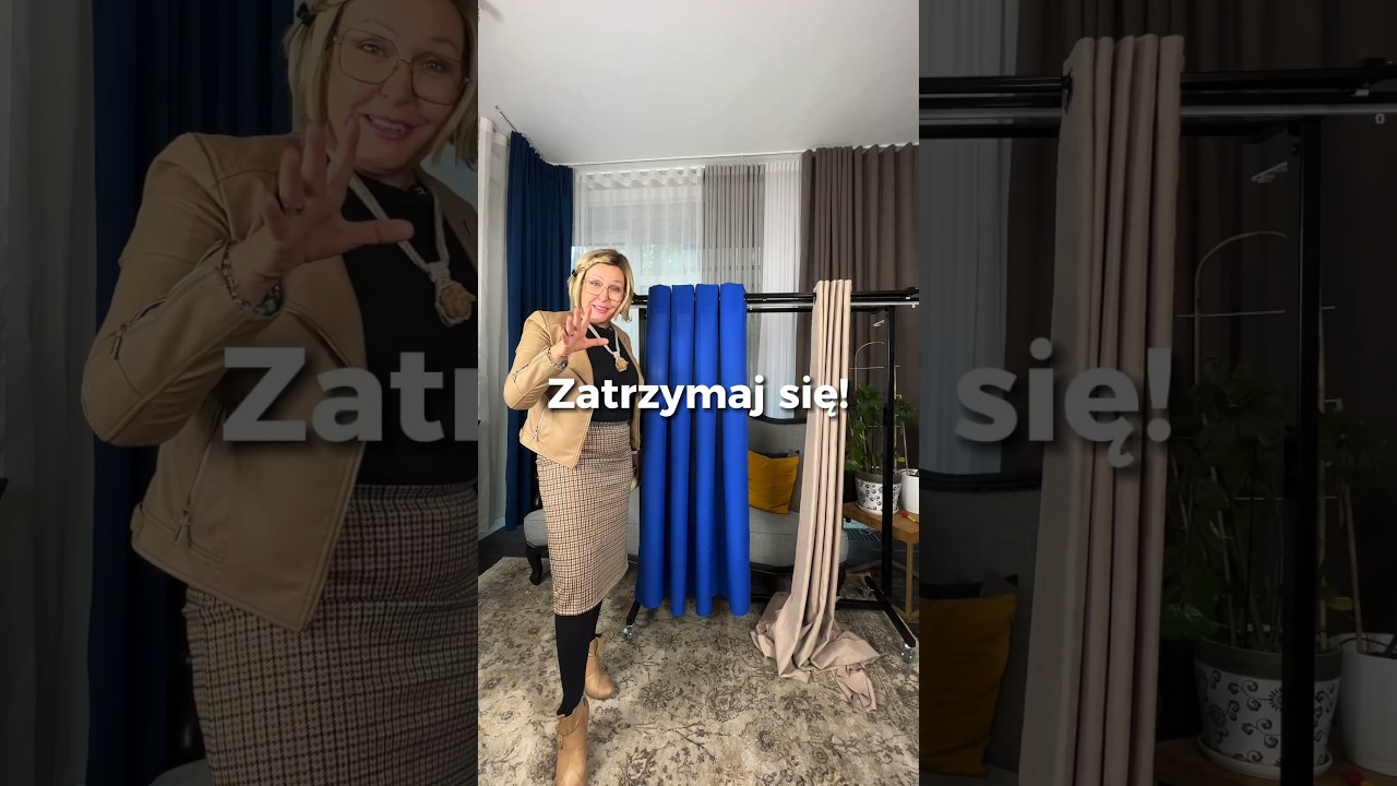 Zasłony na przelotkach - Trik na piękne fale 