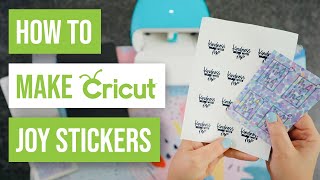 🤩 How To Make Cricut Joy Stickers