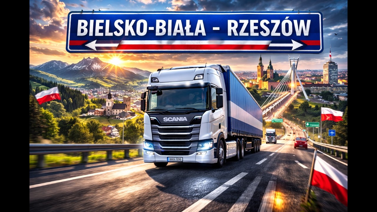 ETS2 Bielsko   Biała   Rzeszów Paczki Pocztowe