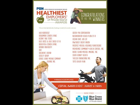 2020 Healthiest Employers in RI Virtual Awards