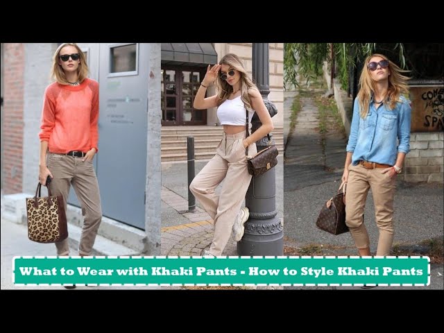 Stylish Beige Pants Outfit Ideas. How to Wear Beige Hues Pants for